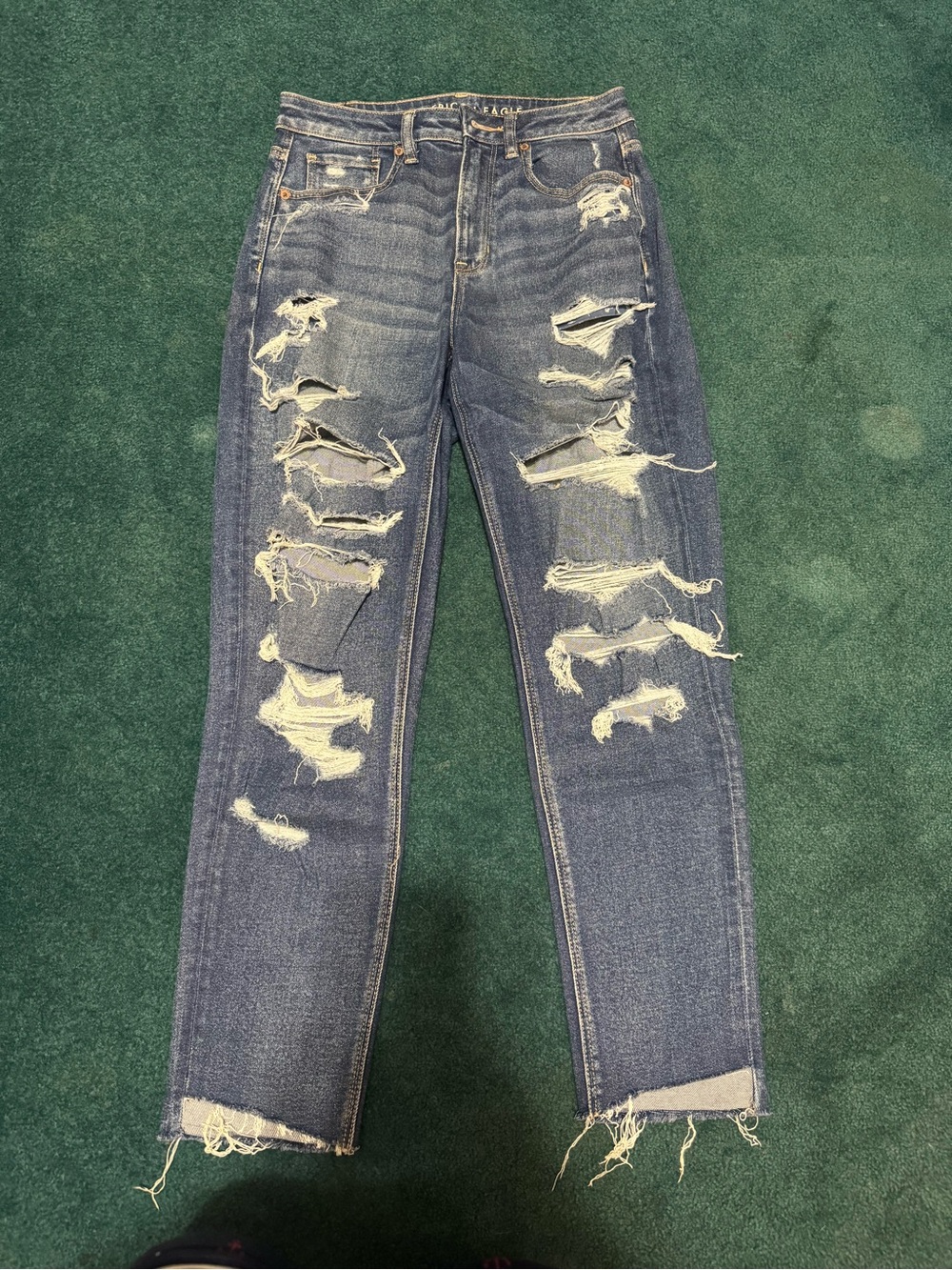 American Eagle Outfitters Stretch Dark Blue Denim Jeans